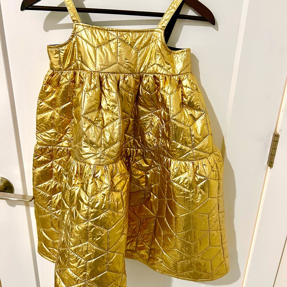 Funky gold dress